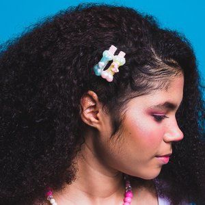 Kawaii Bone Bow Hair Clip Accessory